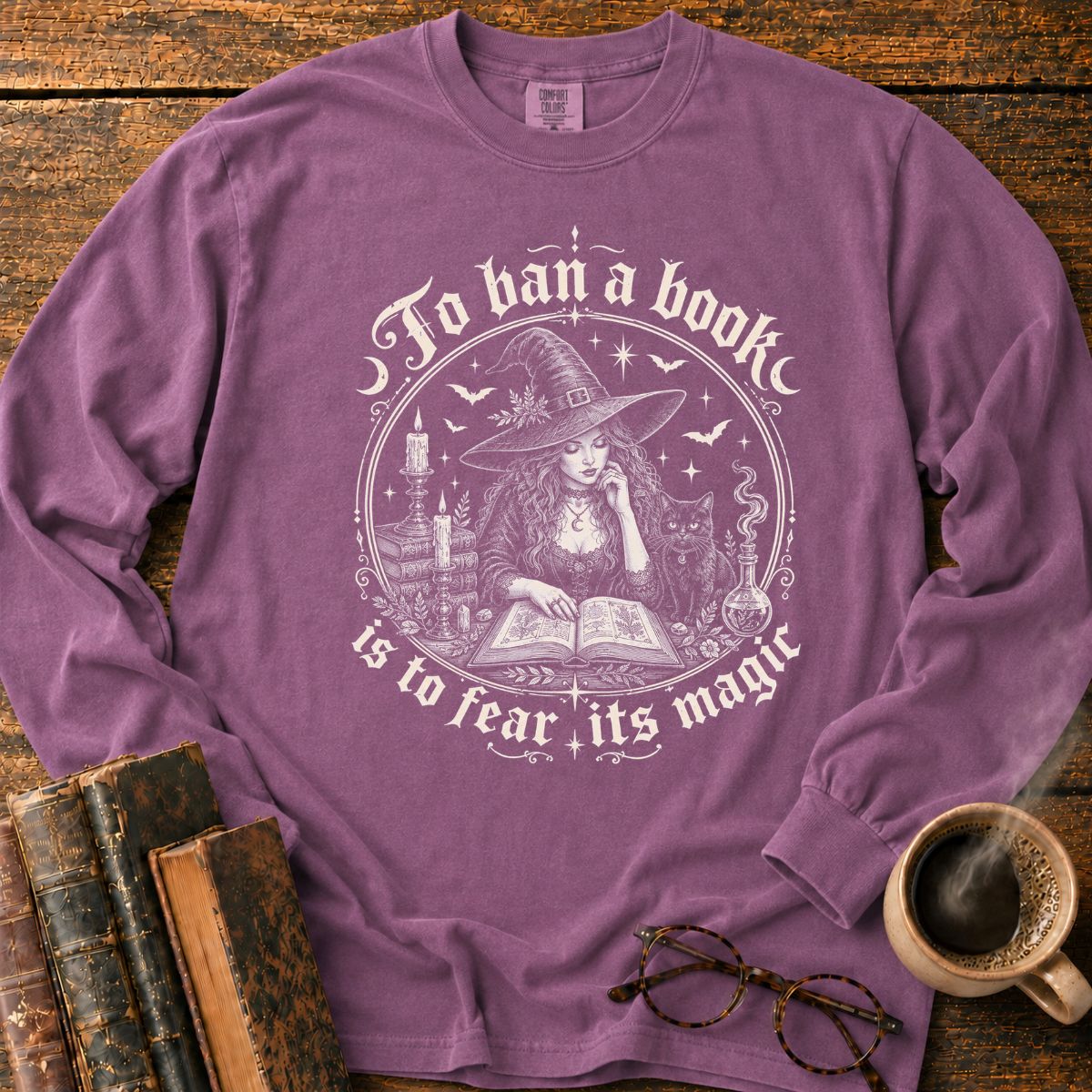 To Ban a Book_ Witch’s Magic LS T-Shirt