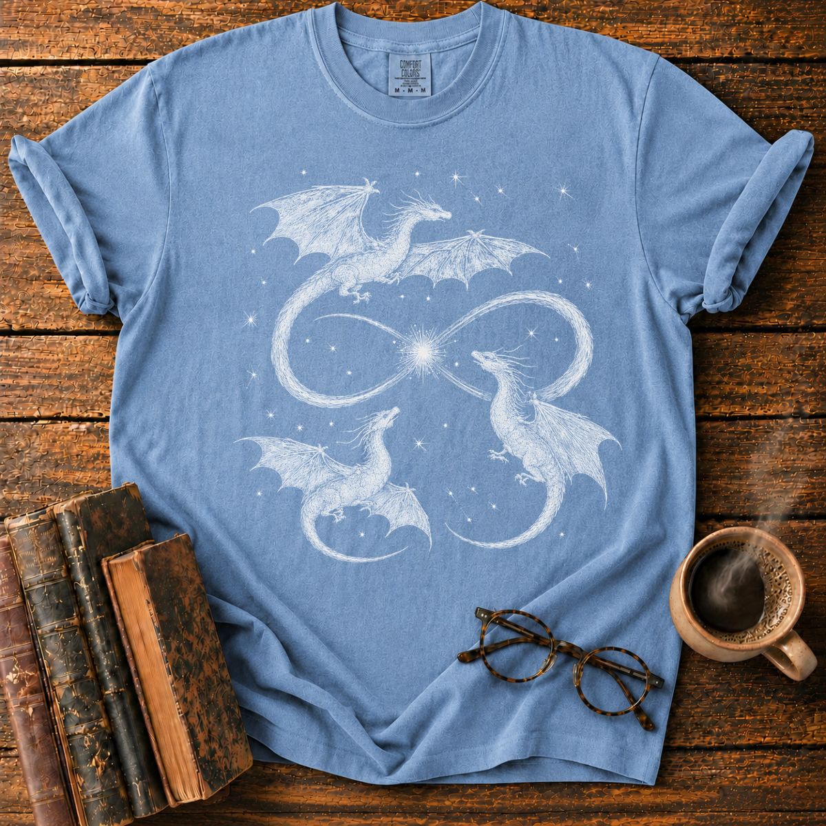 Cosmic Dragons Around Infinity T-Shirt
