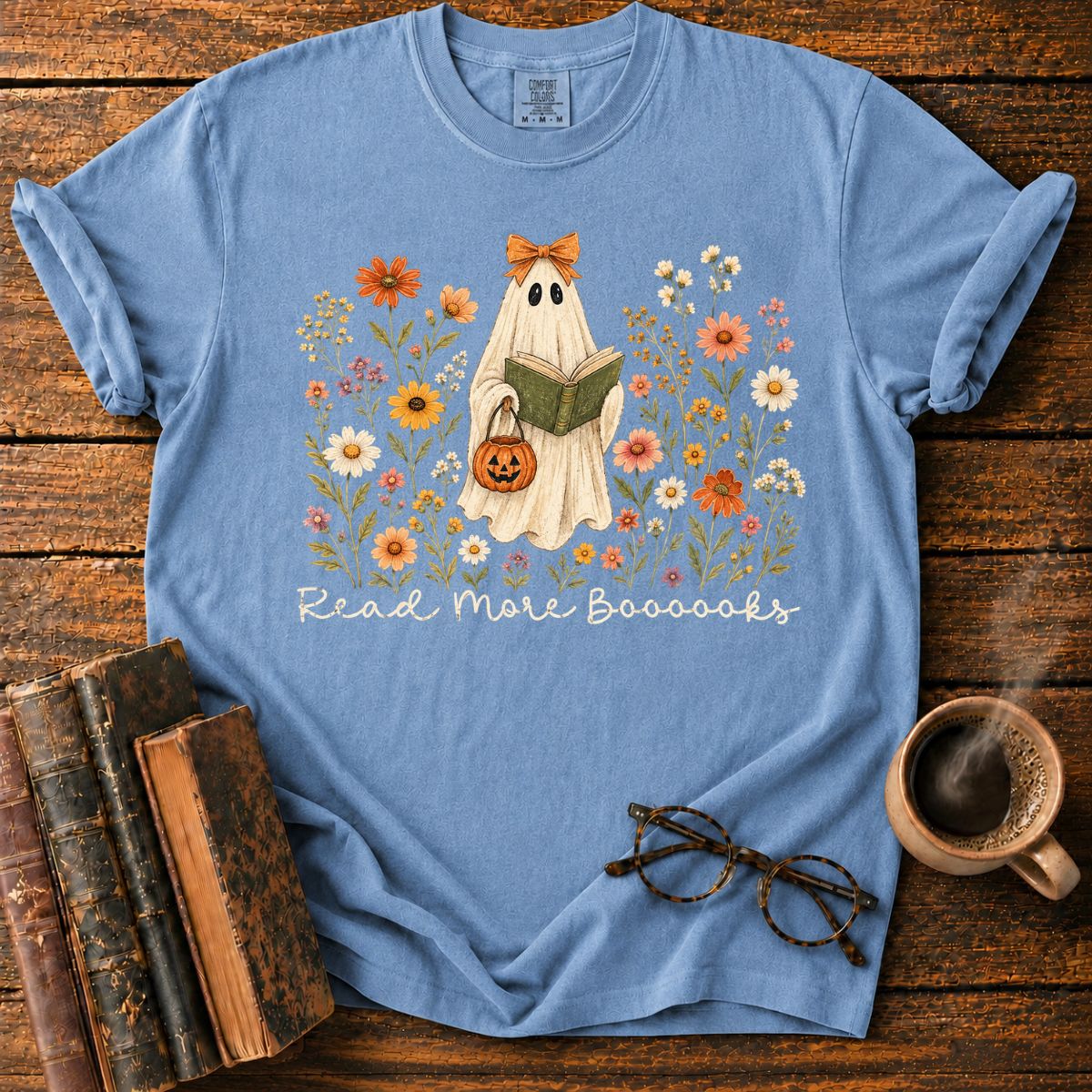Ghostly Garden Reading Delight T-Shirt