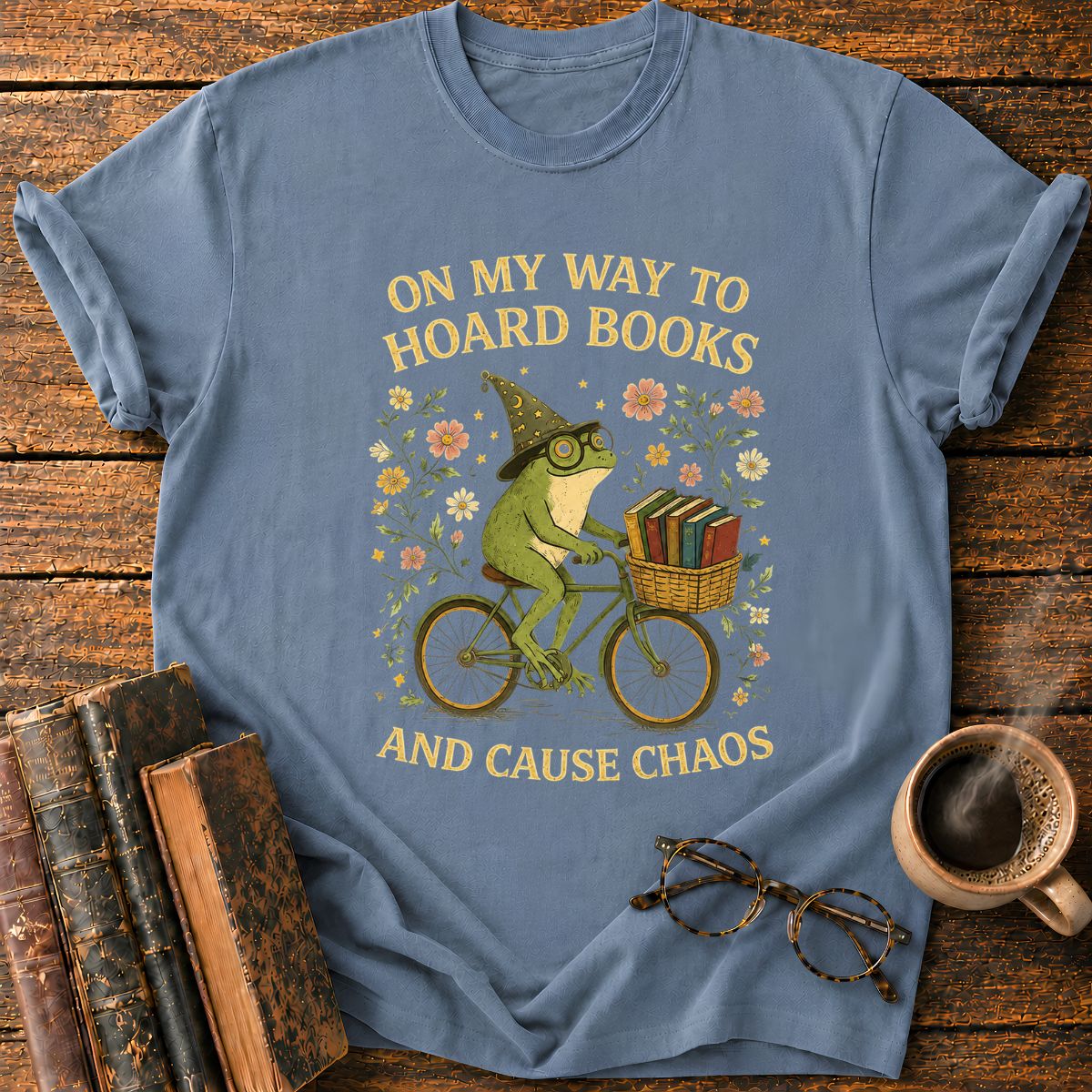 On My Way To Hoard Books T-Shirt