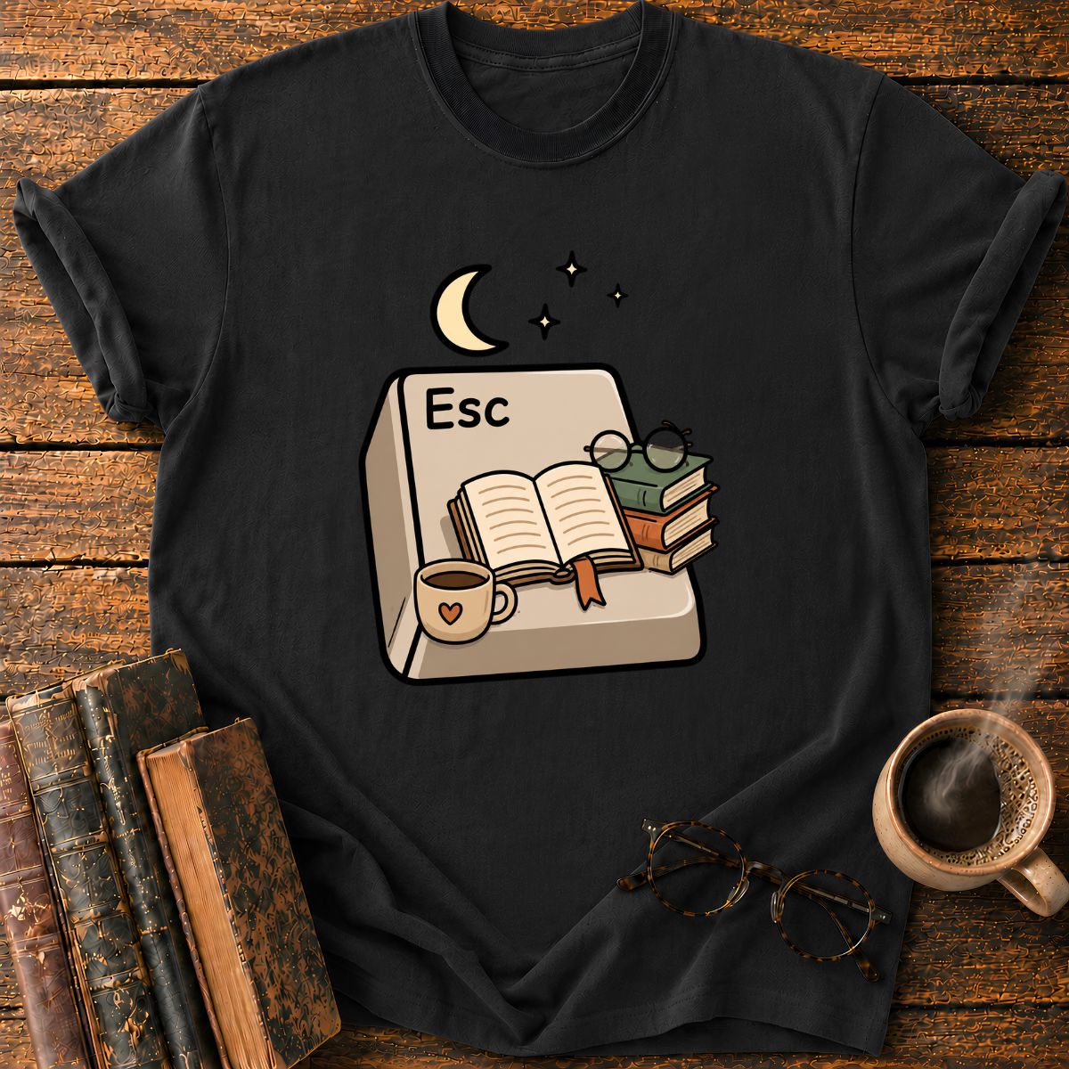 Cozy Escape Into Reading T-Shirt