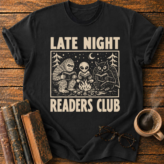 Late Night Readers Club Campfire T-Shirt