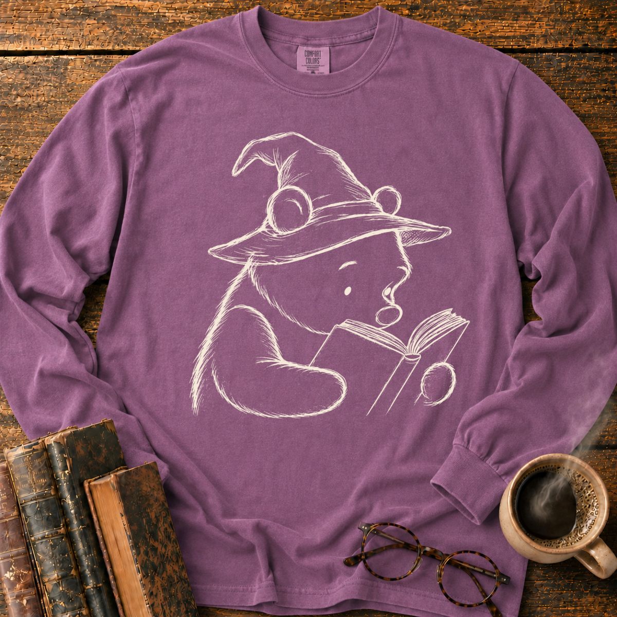 Witch Bear 1928 Reading LS T-Shirt