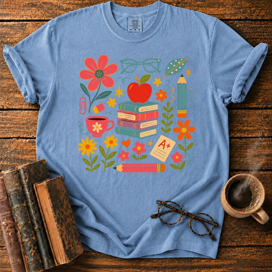 Colorful Cozy Classroom Collage T-Shirt