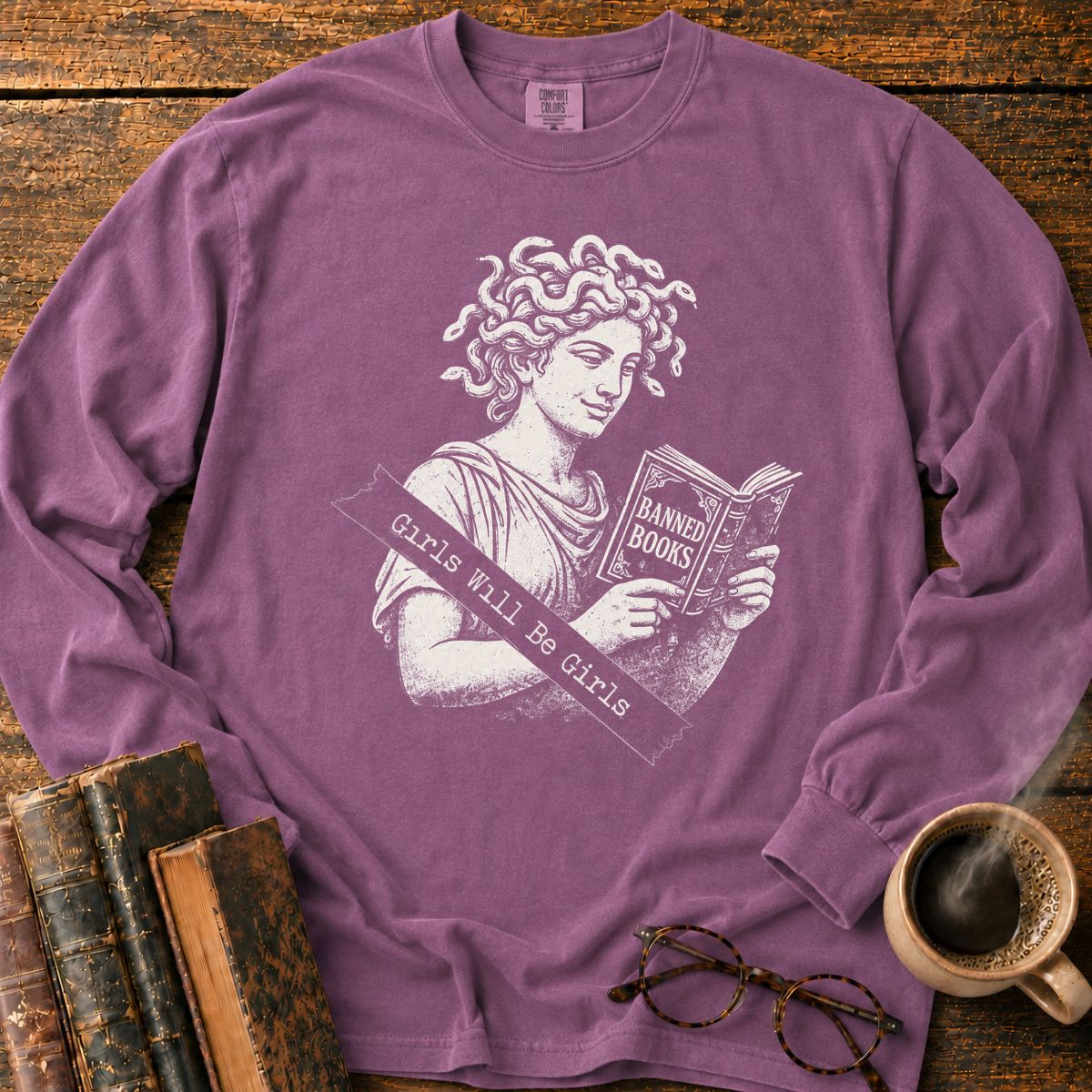 Marble Muse and Banned Books LS T-Shirt