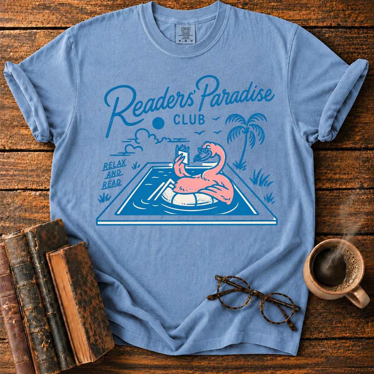 Readers Paradise Club Flamingo T-Shirt