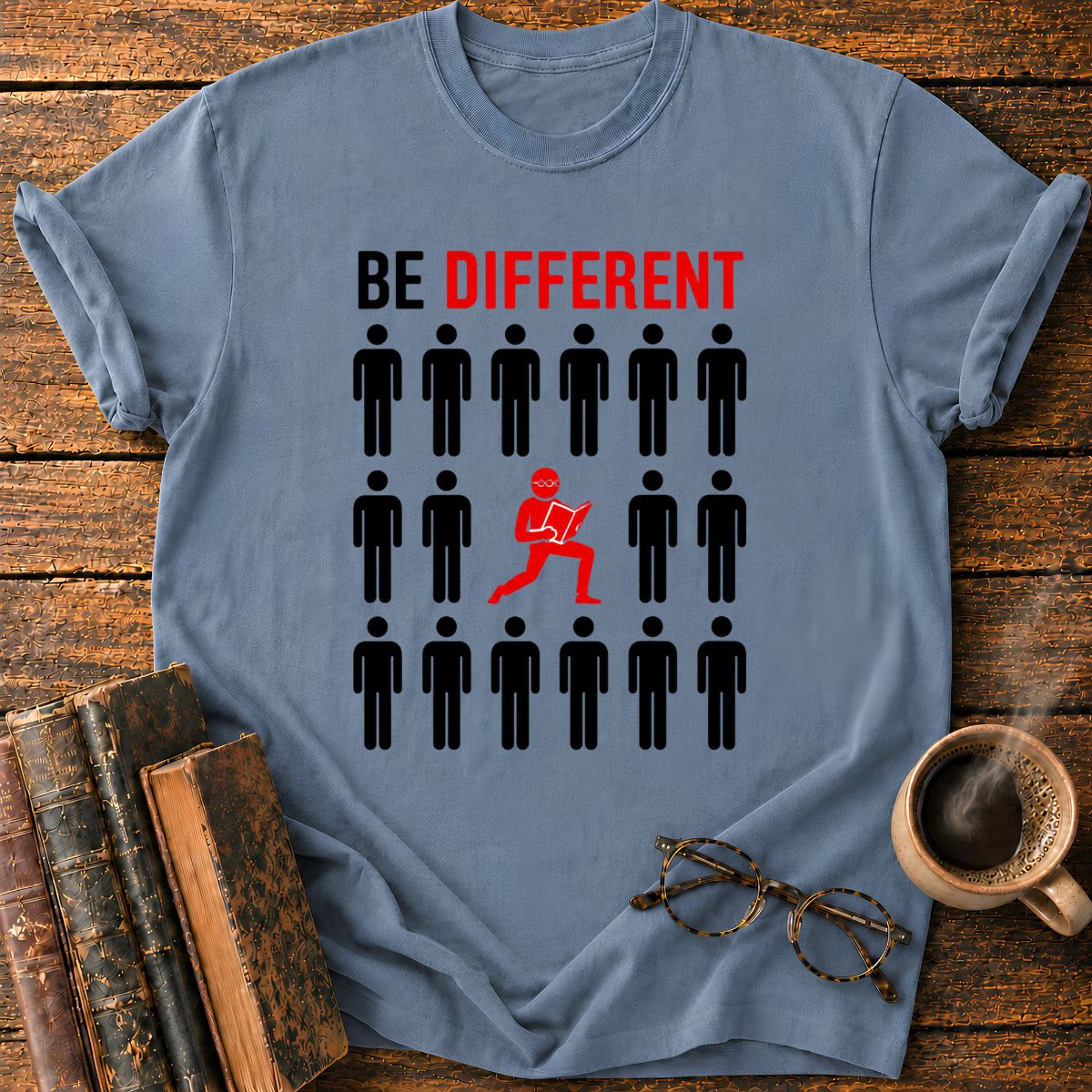 Be Different Standout Reader T-Shirt