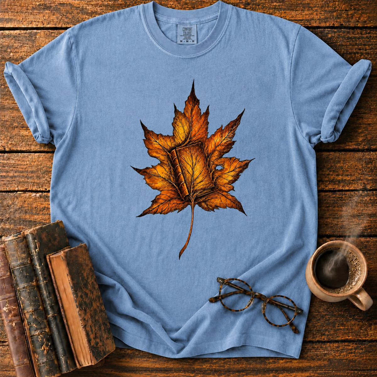 Book In A Leaf T-Shirt