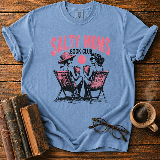 Salty Moms Beach Book Club T-Shirt