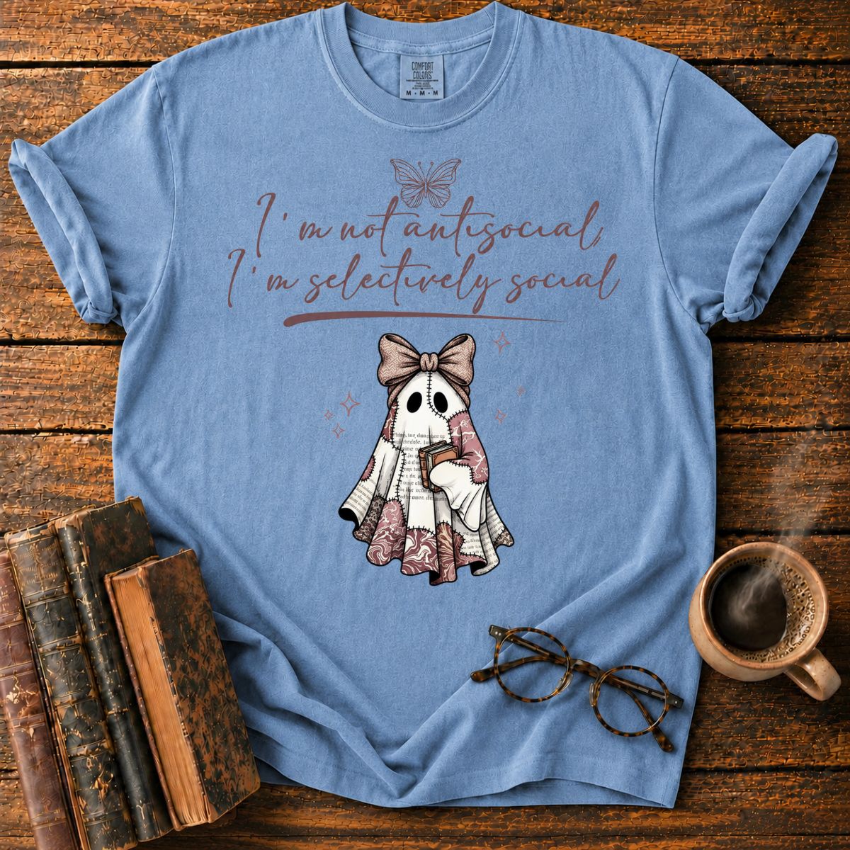 Selectively Social Ghost T-Shirt