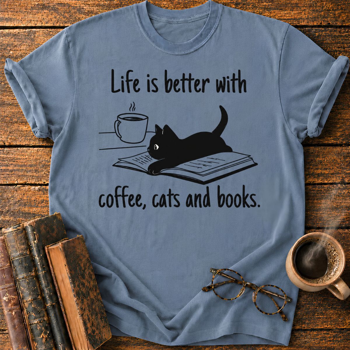Life is Better With Books T-Shirt