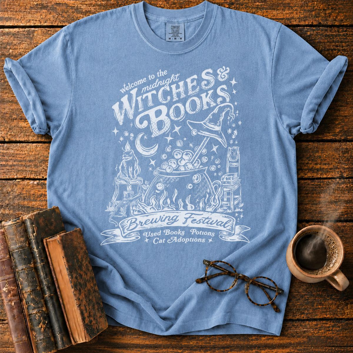 Midnight Witches and Books Festival T-Shirt