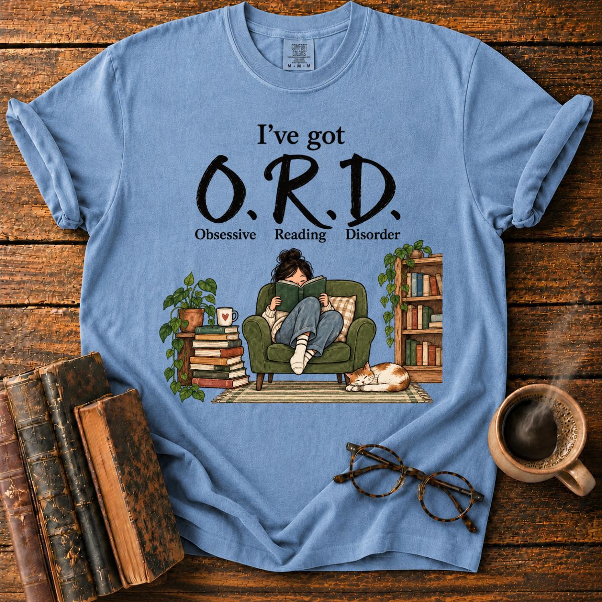 Obsessive Reading Disorder Book Lover T-Shirt