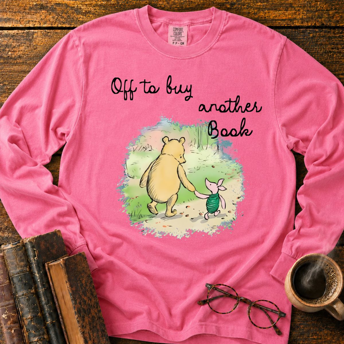 Off To Buy Another Book LS T-Shirt
