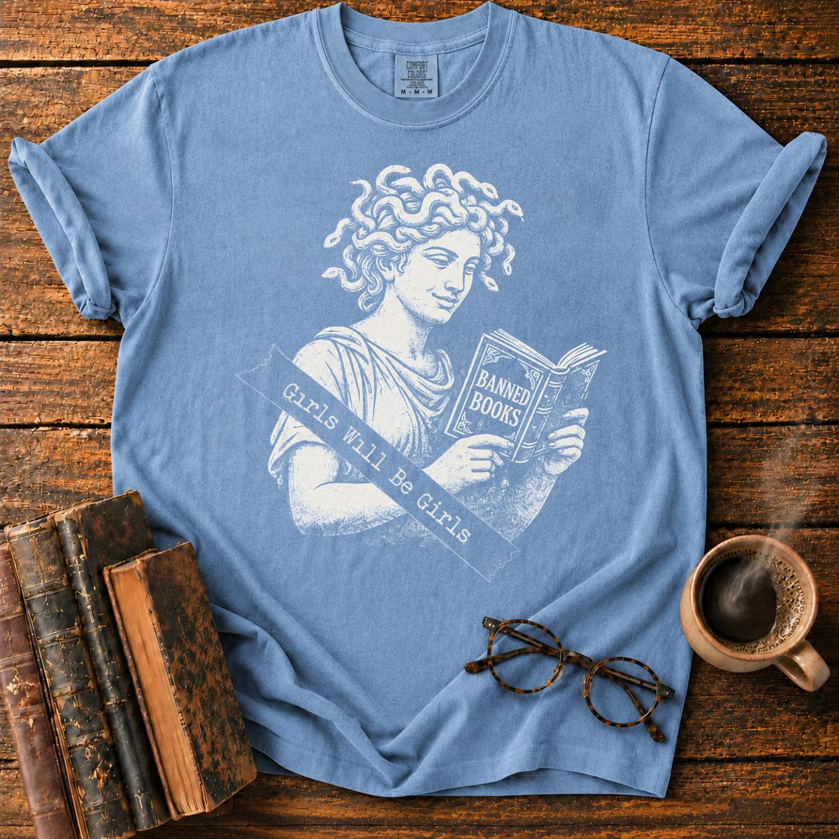 Marble Muse and Banned Books T-Shirt