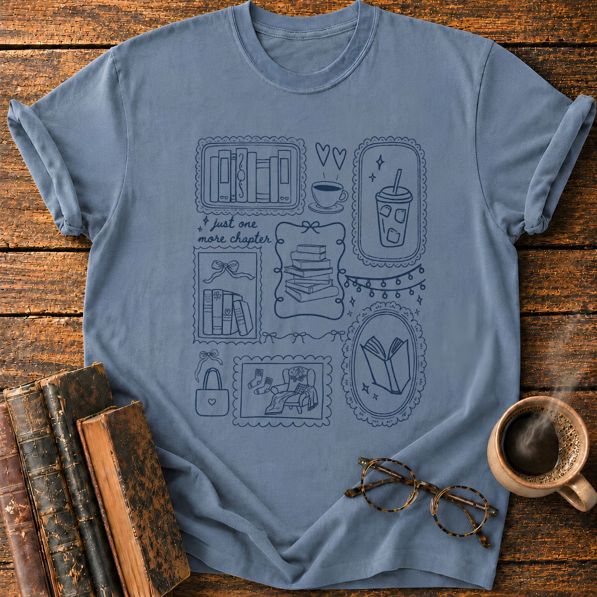 Reading Vintage Stamp T-Shirt