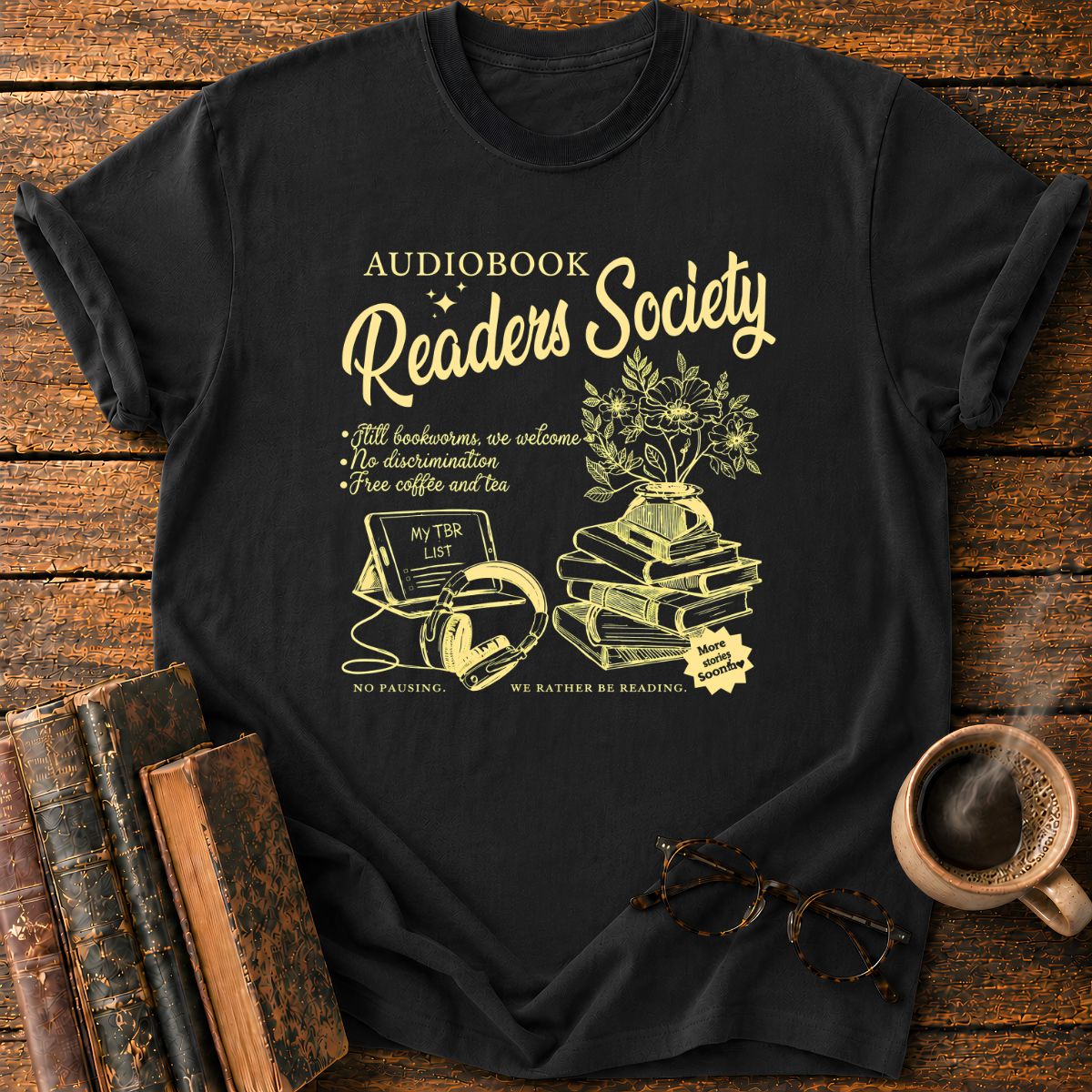 AUDIOBOOK Readers Society T-Shirt