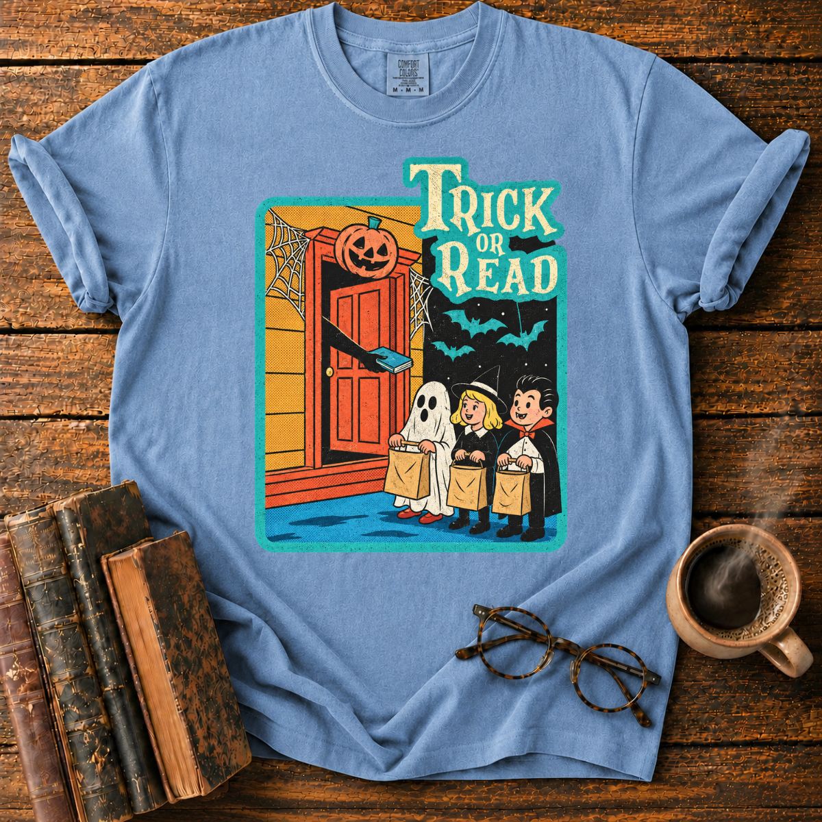 Trick or Read Halloween T-Shirt