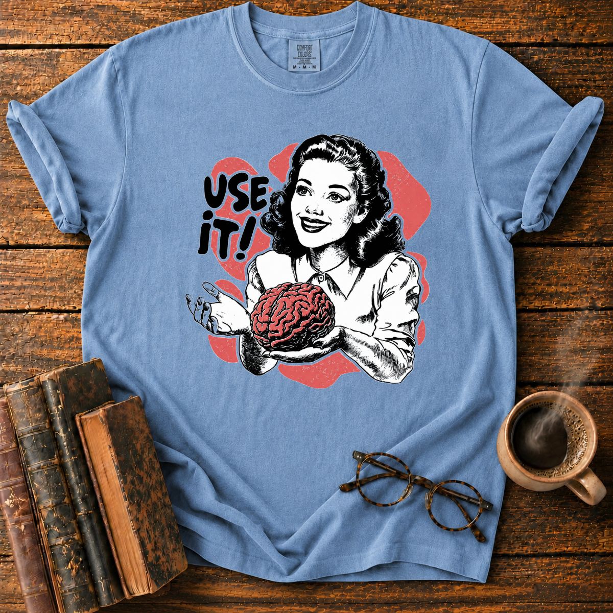 Use It! Retro Brainpower T-Shirt