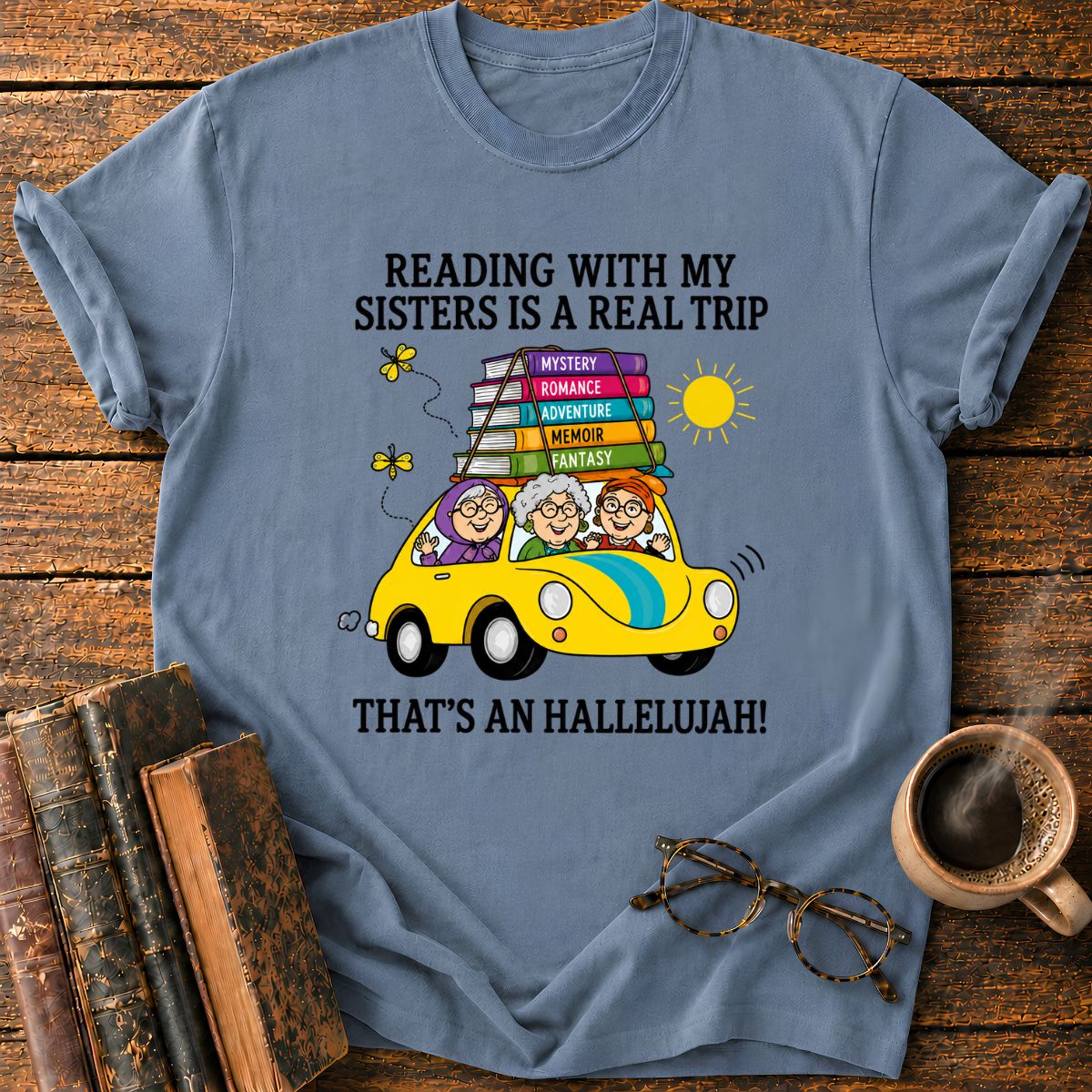 Reading Sisters’ Book Road Trip T-Shirt