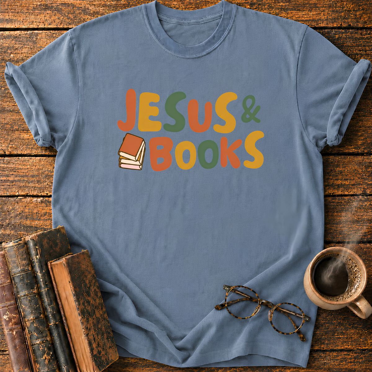 Jesus & Books T-Shirt