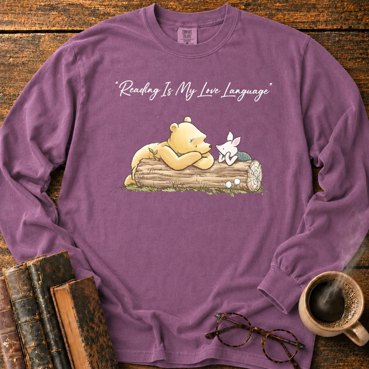 Reading Is My Love Language LS T-Shirt