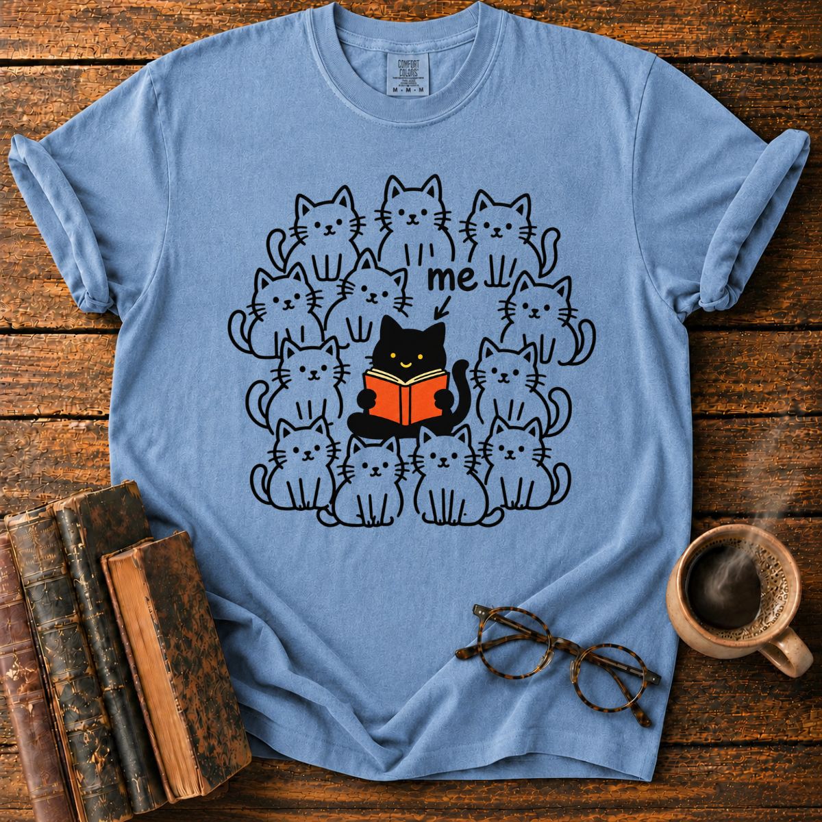 Me Among the Cats T-Shirt