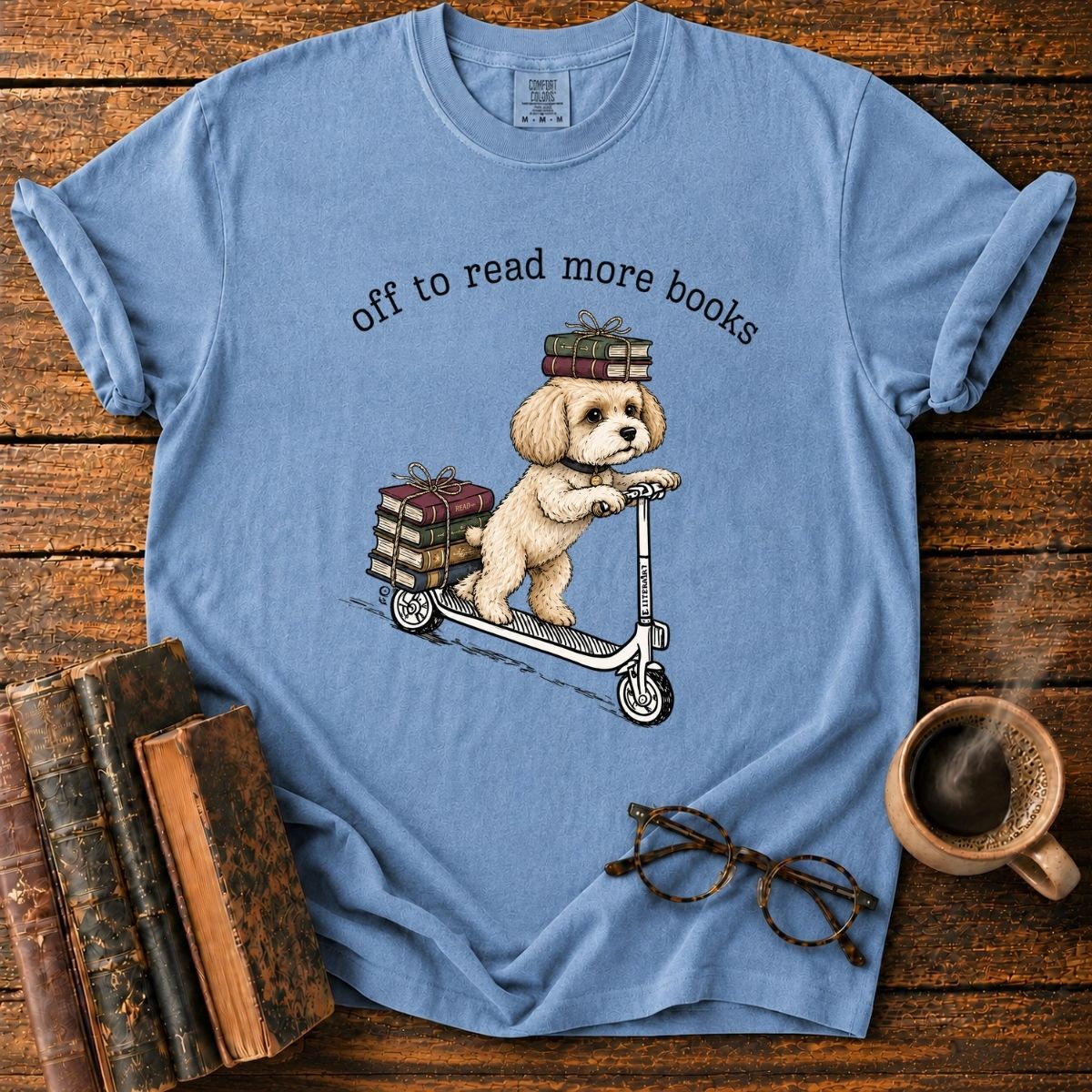 Off to Read More Books T-Shirt