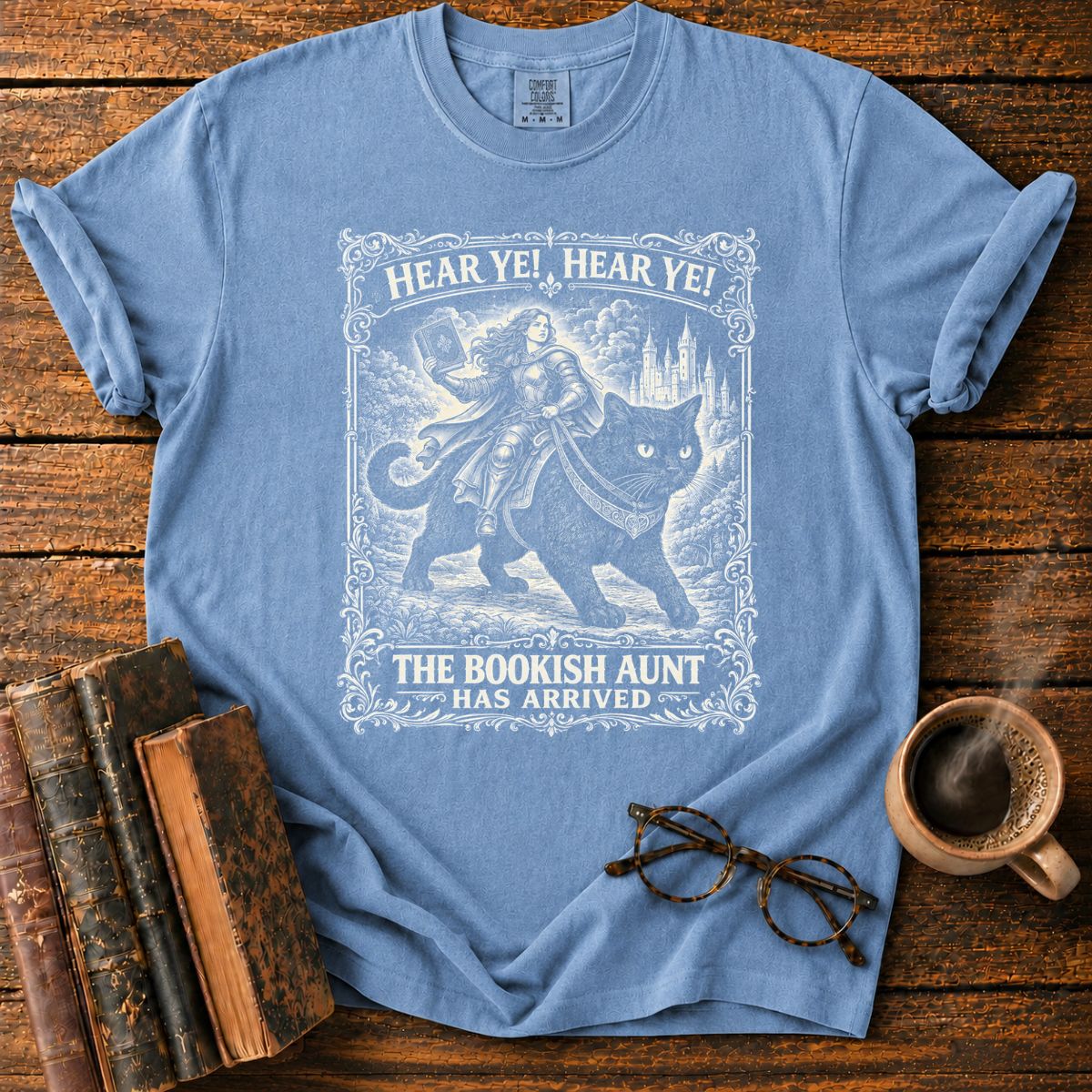 The Bookish Aunt Arrived T-Shirt