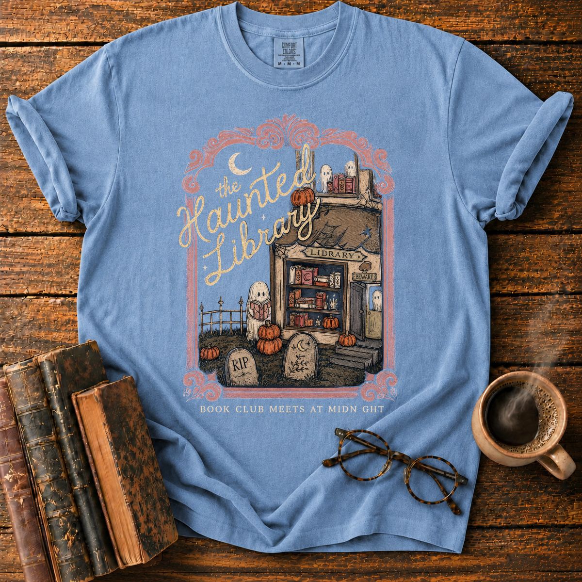 The Haunted Library T-Shirt