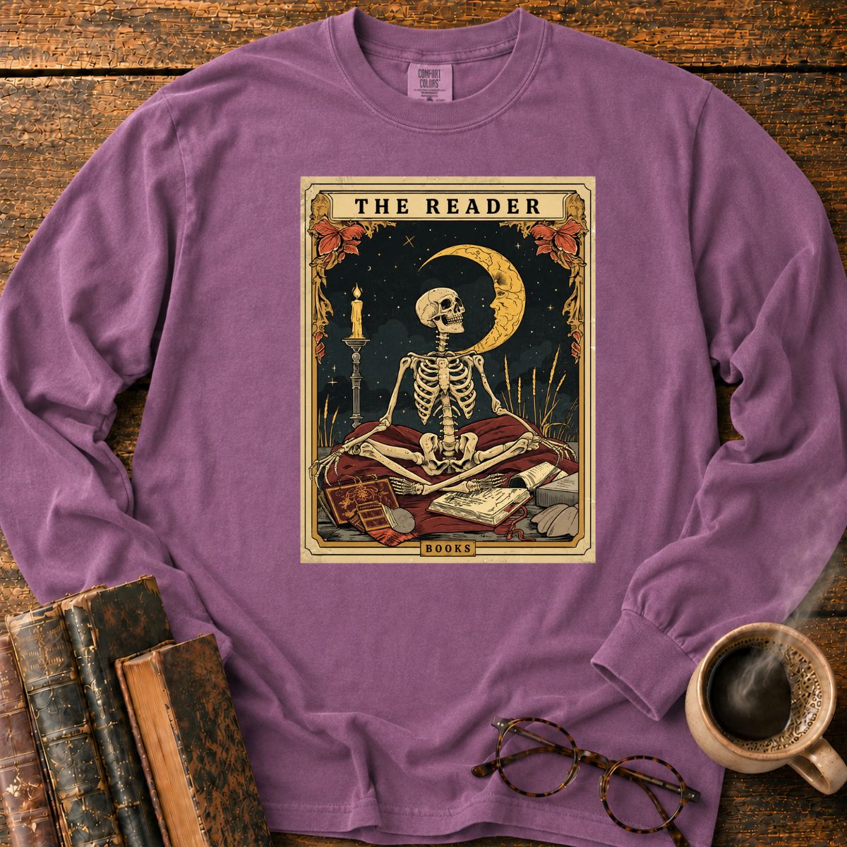The Reader Tarot LS T-Shirt