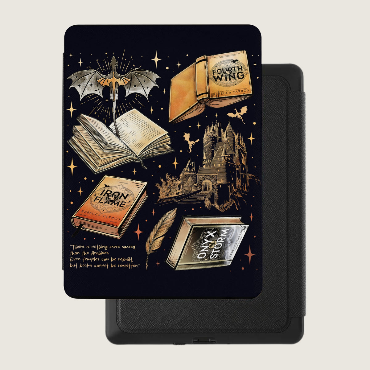 Fourth Wing Books Kindle Case