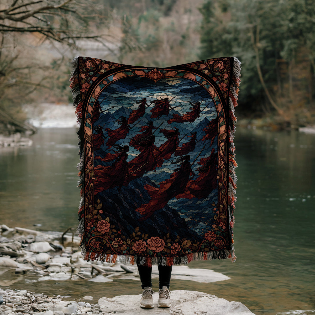Throne of Glass Woven Throw Blanket