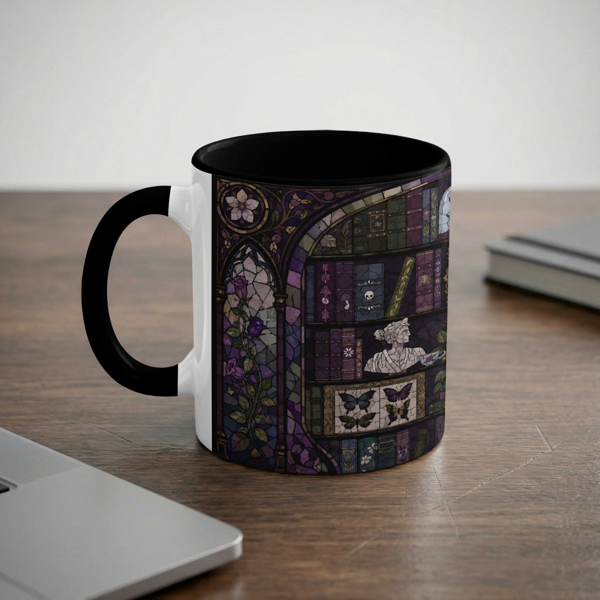 Enchanted Library Stained Glass Mug