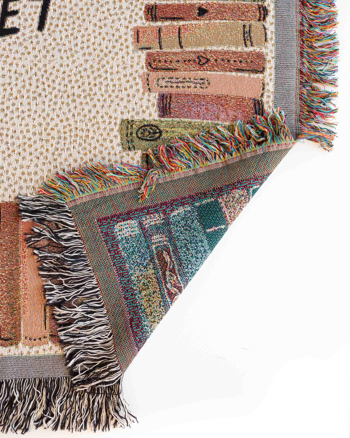 Mom's Reading Woven Throw Blanket