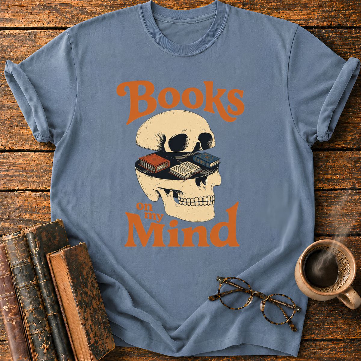 Books on My Mind Vintage T-Shirt