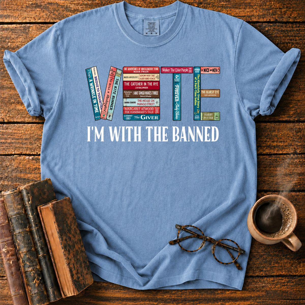 Vote I'm With The Banned Books T-Shirt