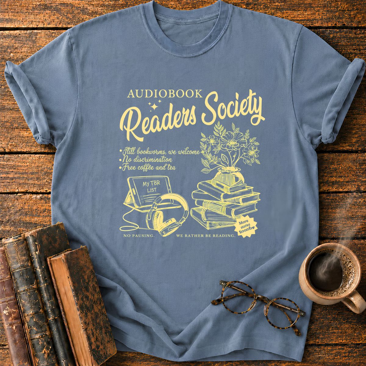 AUDIOBOOK Readers Society T-Shirt