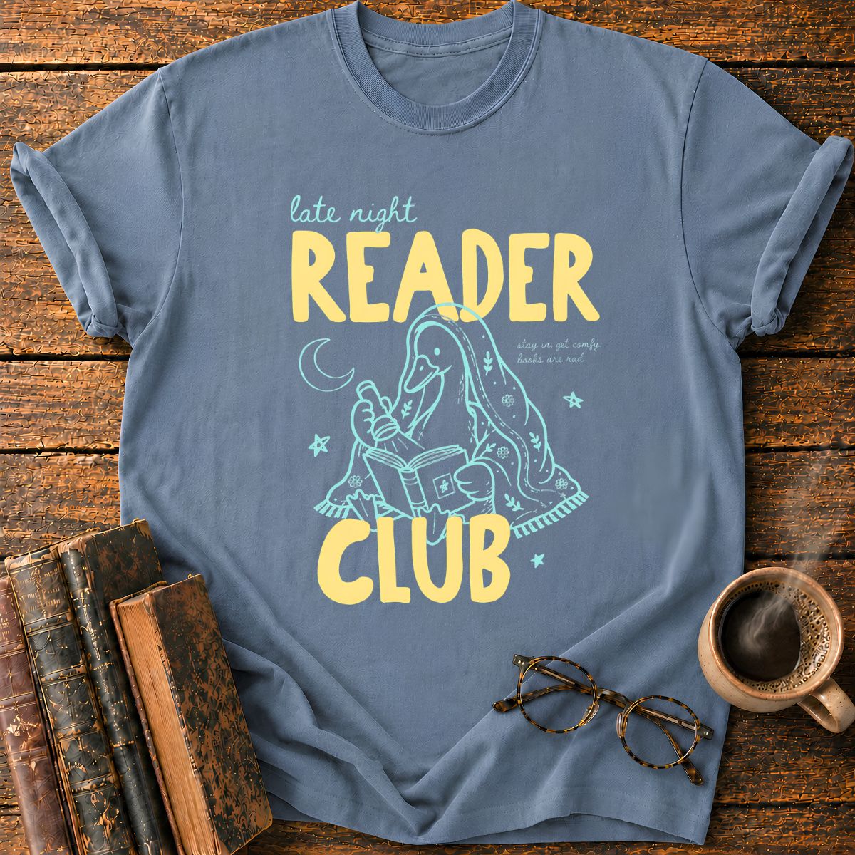 Late Night Reader Club T-Shirt