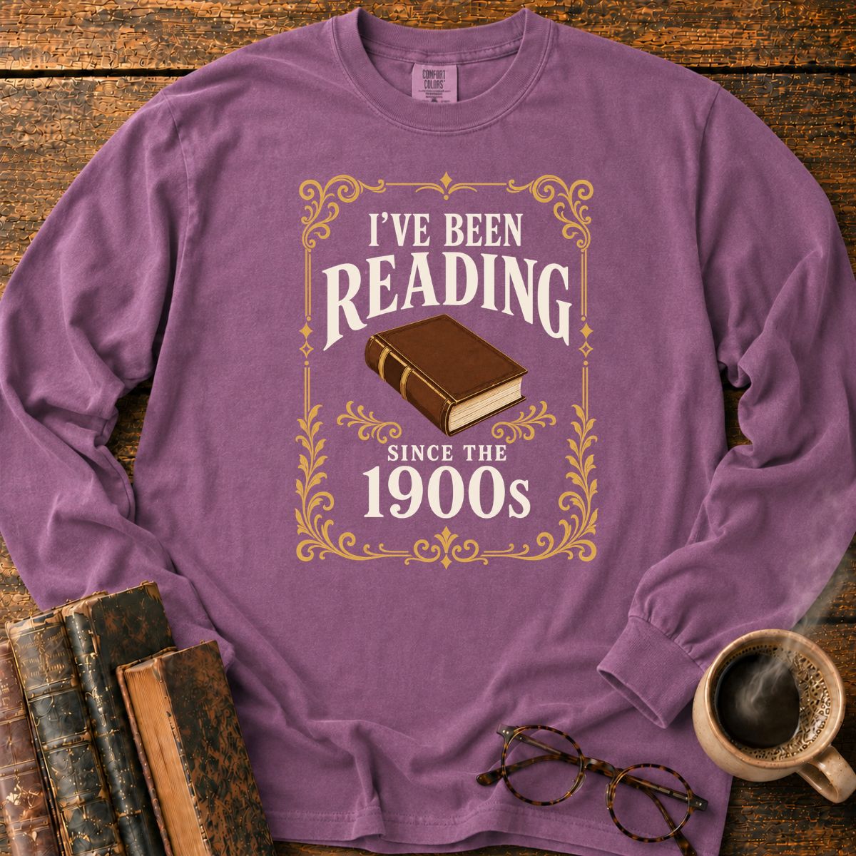 Vintage Reading Since The 1900s LS T-Shirt