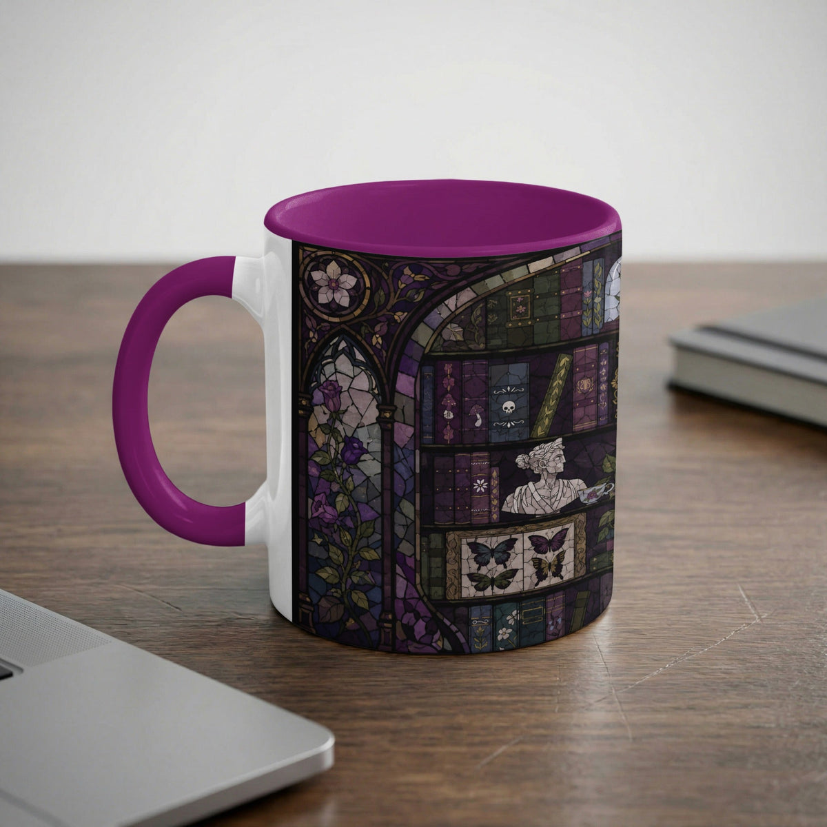 Enchanted Library Stained Glass Mug