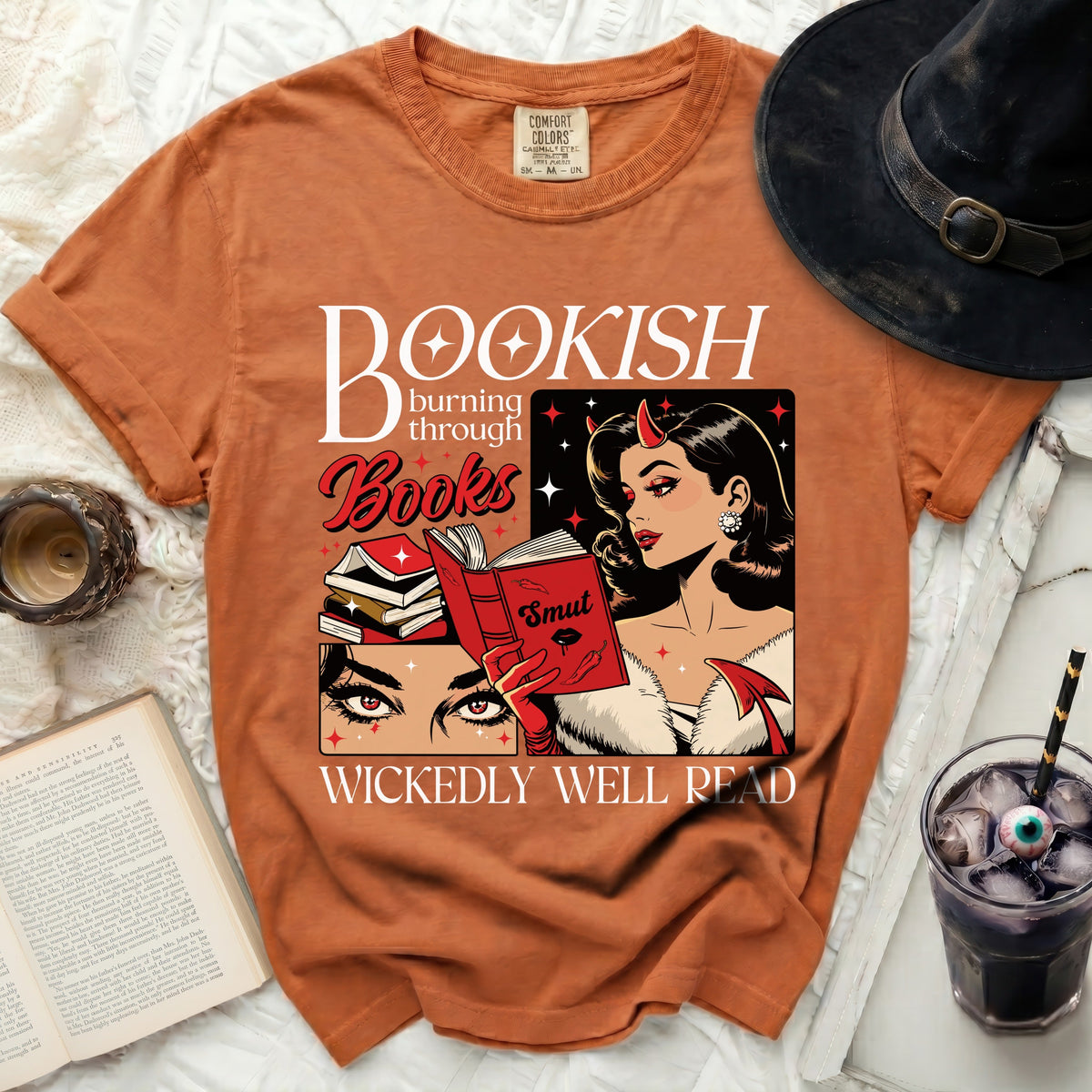 Wicked Smut Reader Pin-Up Tee