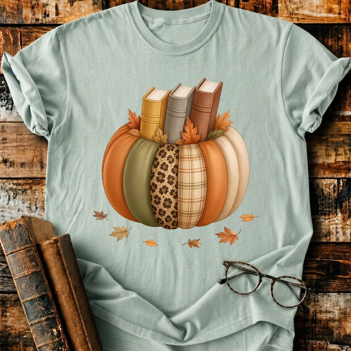 Autumn Bookshelf T-Shirt