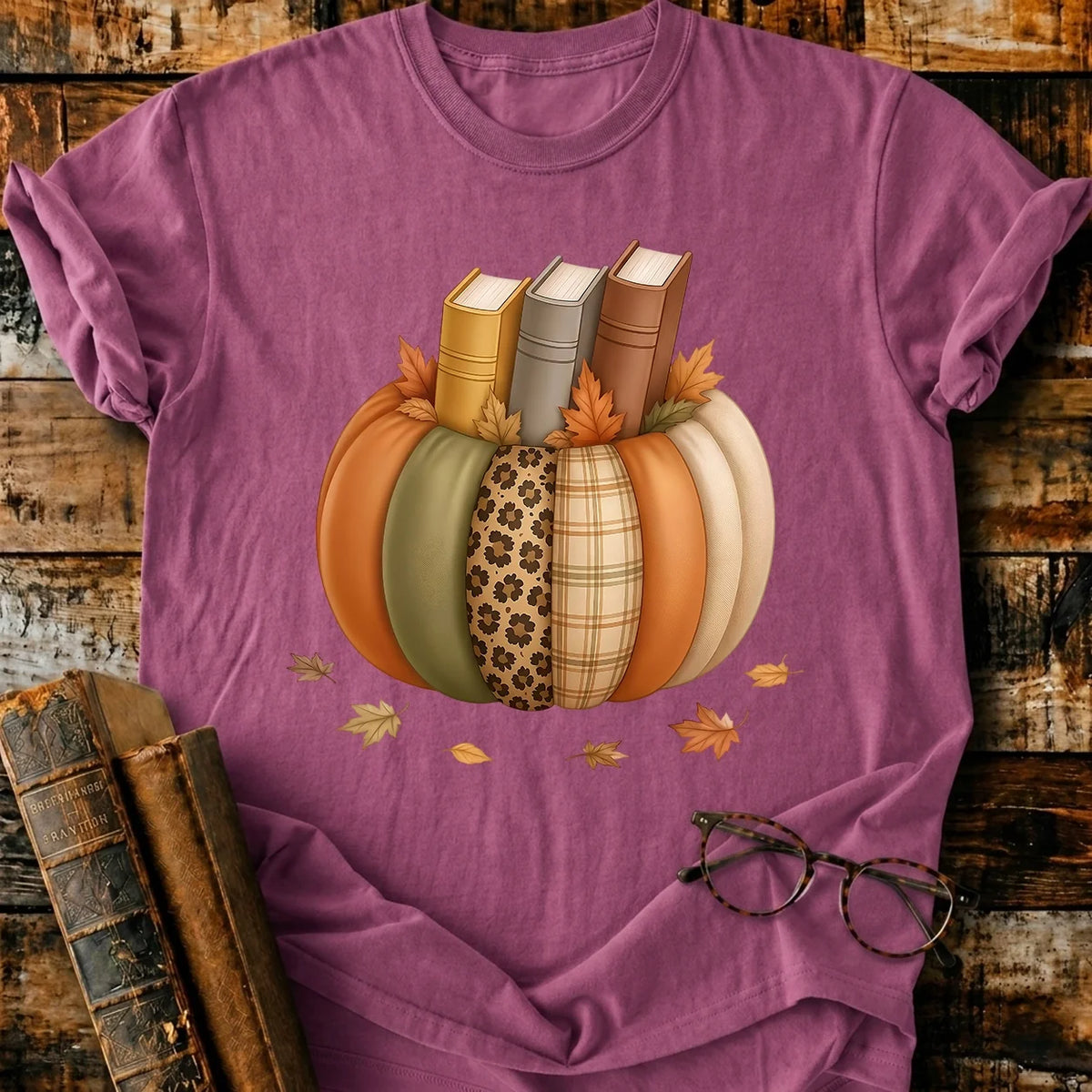 Autumn Bookshelf T-Shirt