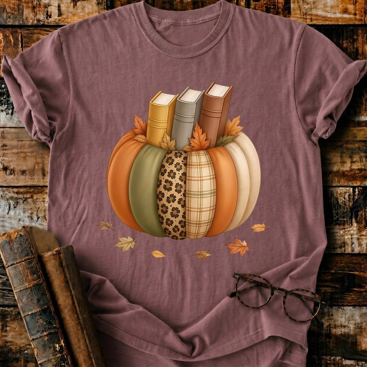 Autumn Bookshelf T-Shirt