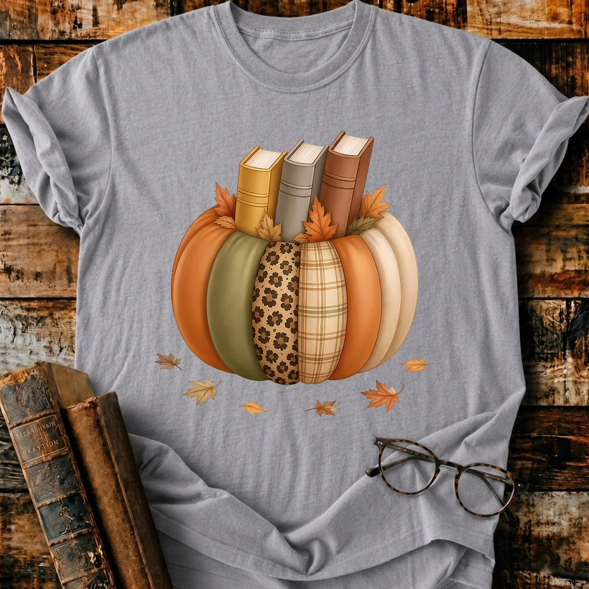Autumn Bookshelf T-Shirt