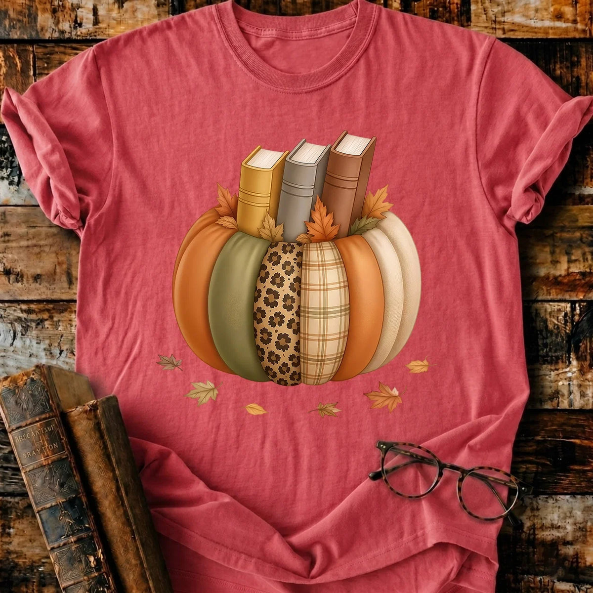 Autumn Bookshelf T-Shirt