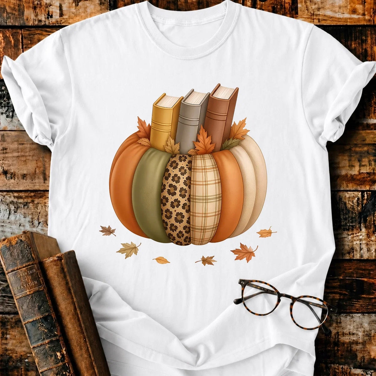 Autumn Bookshelf T-Shirt