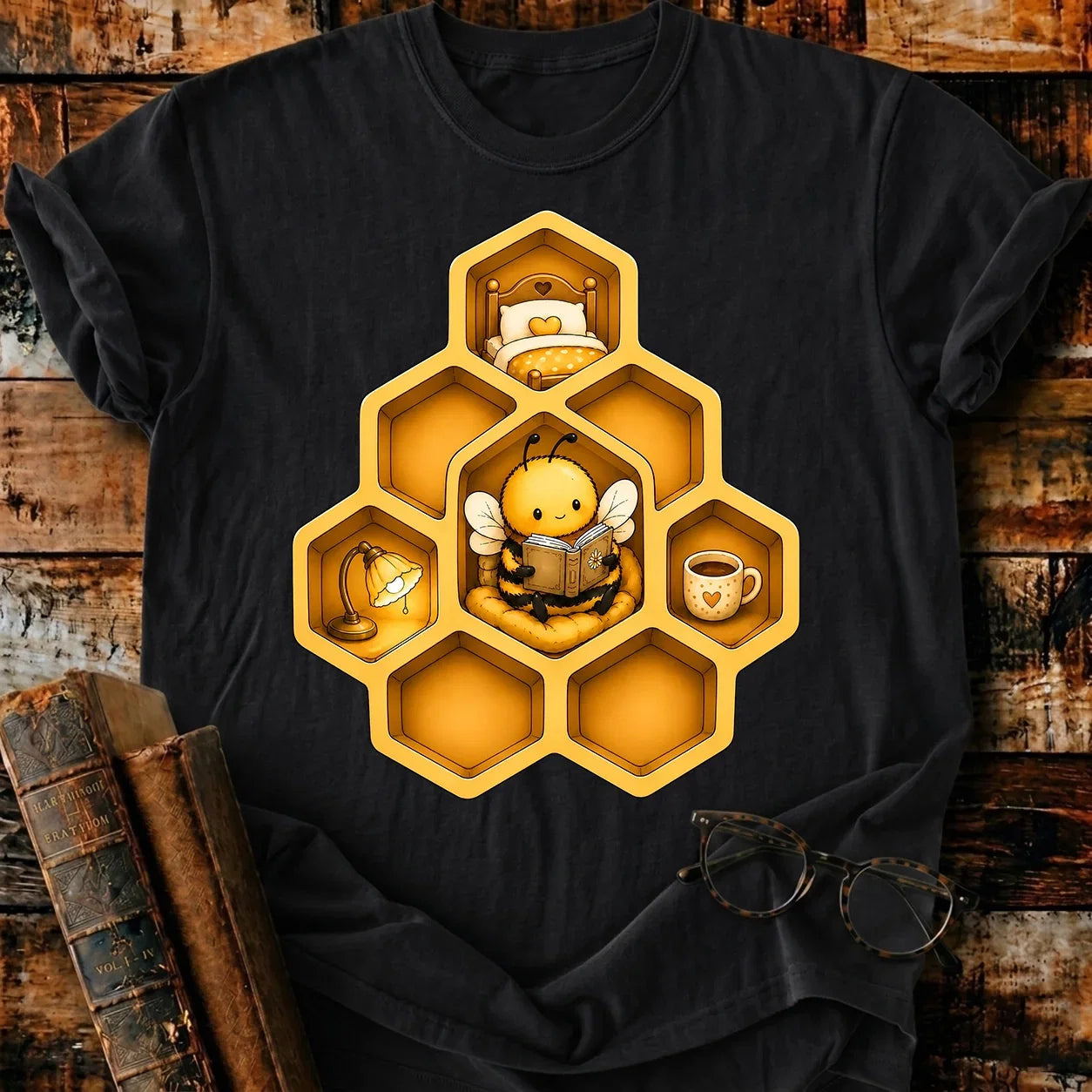 Bee Reading T-Shirt