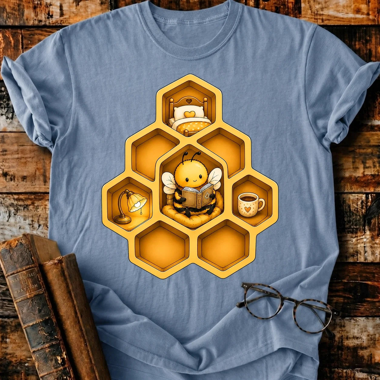 Bee Reading T-Shirt